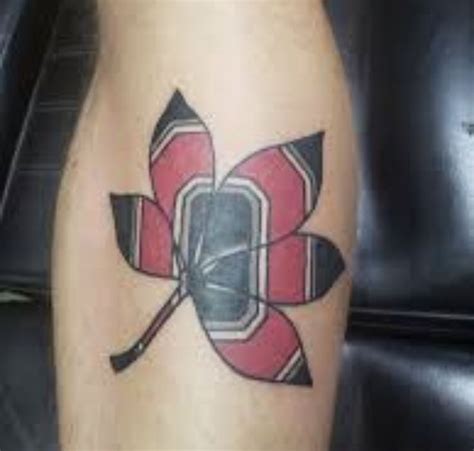 Ohio State Buckeye Leaf State Tattoos Ohio State Tattoos Ohio Tattoo