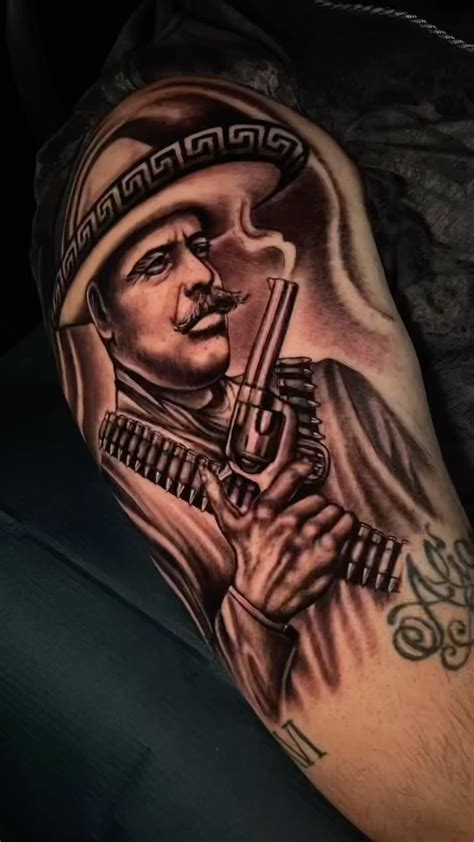 Pancho Villa Tattoos Aztec Pancho Villa Tradition Mx Premium Scoop Amp Quot