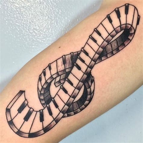 Piano Keys Tattoo Designs Tattoo Style Trends