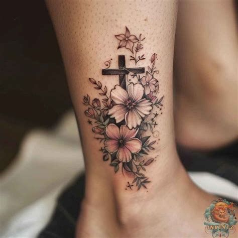 Pin By Aida Hubbard On Inkspirational Quotes Ankle Tattoo Cross