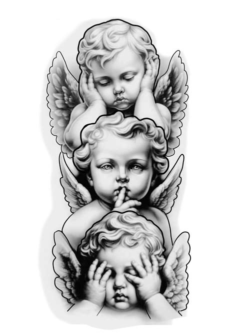 Pin By Bebe Bebe On Schite In 2024 Angel Tattoo Designs Chicano