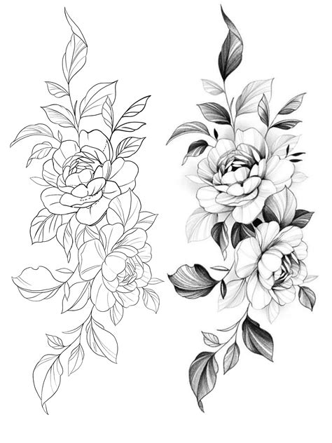 Pin By Humanojodido On Flores Linea Flower Tattoo Drawings Floral