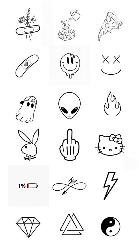 Pin By Kate On Tatua Easy Tattoos To Draw Simple Hand Tattoos Cute