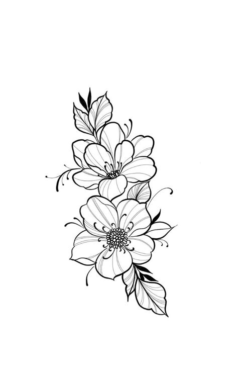 Pin By Maary Tattoo On Maary Tattoo Flower Tattoo Drawings