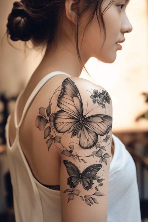 Pin By Maya Reese On Tattoos Butterfly Tattoo On Shoulder Butterfly
