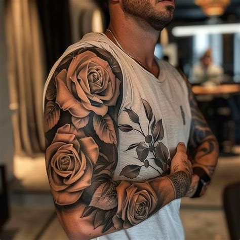 Pin By Michael Jones On Tatto Gallery Tattoos For Guys Rose Tattoos