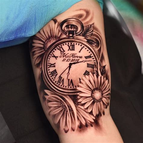 Pin By Mikayla Crawford On Tattoos Pocket Watch Tattoo Design