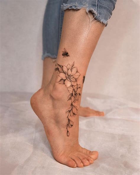 Pin By Monika Jan Kov On Tatto Foot Tattoos For Women Ankle