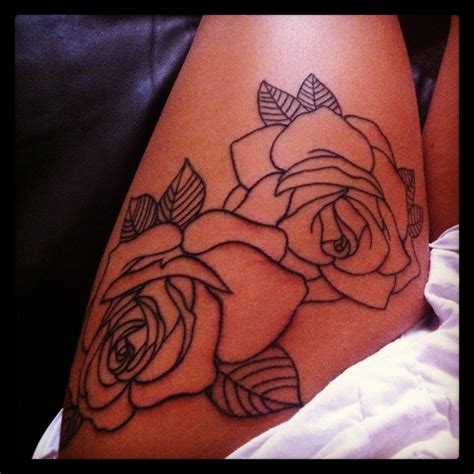 Pin By Roxanne Nichols On Beauty Tattoos Thigh Tattoos Women Cute