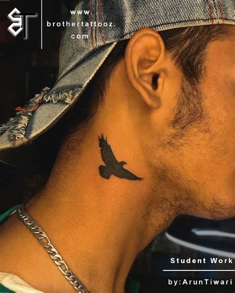 Pin By Shahintattoo On D Eagle Tattoos Neck Tattoo For Guys Nape Tattoo