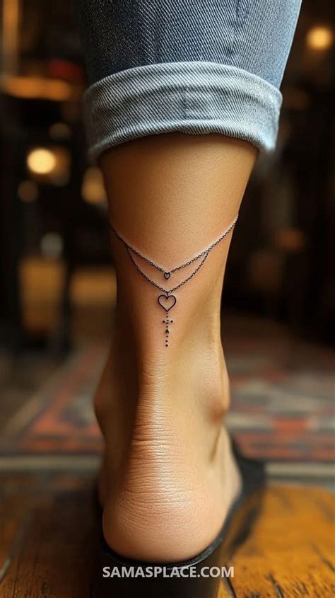 Pin On Tattoooos Foot Tattoos Ankle Tattoos For Women Anklet Tattoos