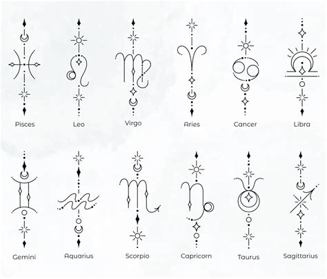 Pin On Zodiac Sign Tattoos