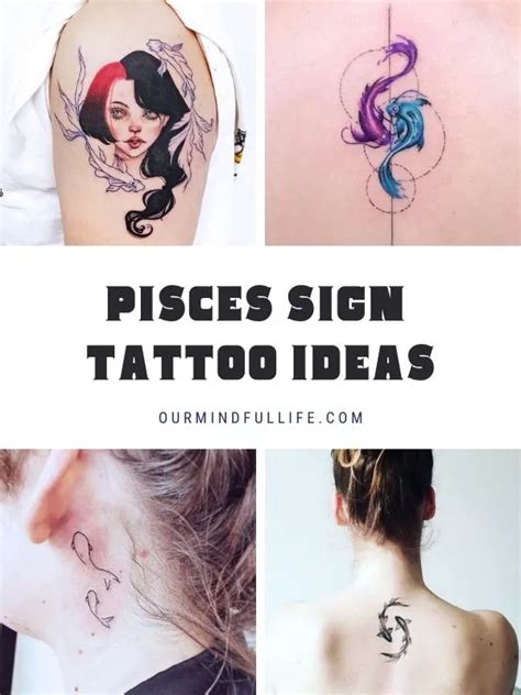 Pisces Zodiac Sign Tattoo Ideas 60 Photos Youhoroscope Com