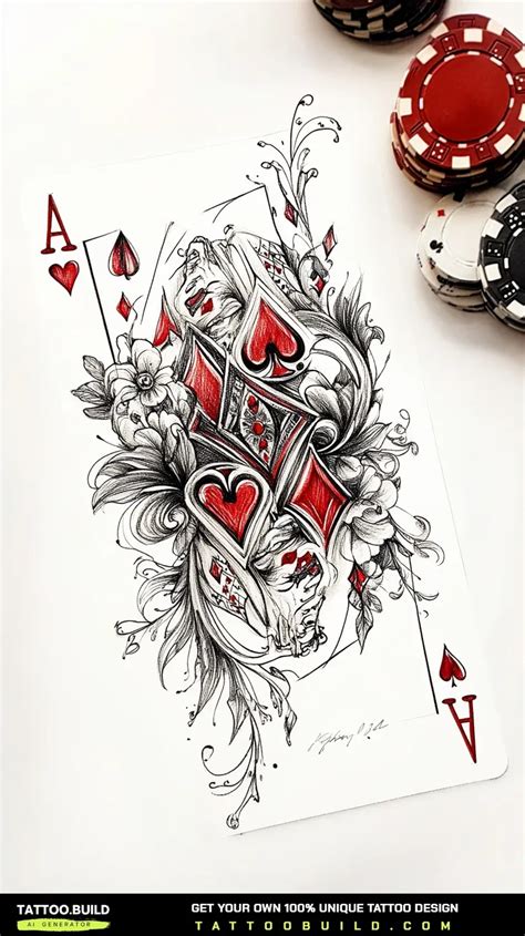 Playing Card Tattoos Unique Designs For Poker Enthusiasts