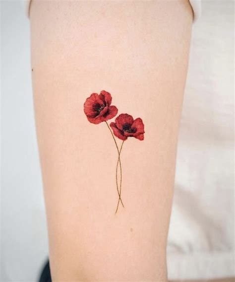 Poppy Tattoo Vean Tattoo