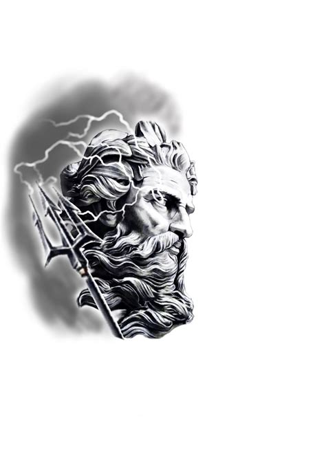 Poseidon Thunder Tattoo Design Artofit