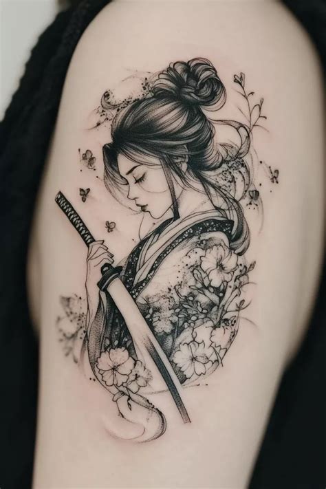 Powerful Ronin Samurai Tattoo Concepts Samurai Tattoo Female Samurai