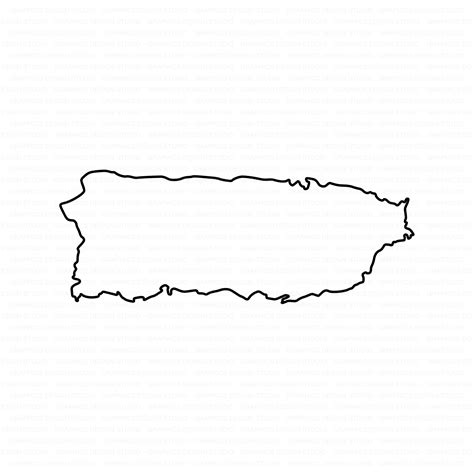 Puerto Rico Outline Tattoo Puerto Rico Outline Tattoo