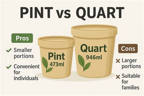 Quart vs Pint: Quick Size Comparison Guide