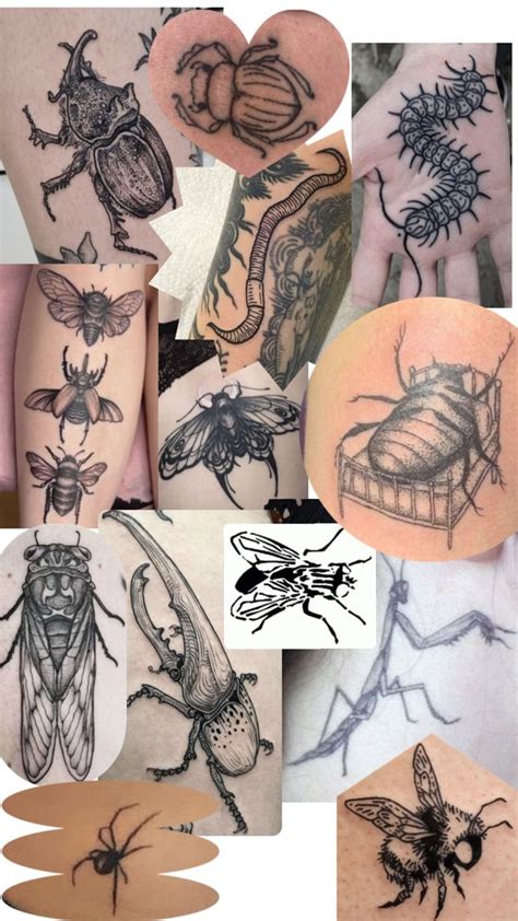 Realistic Bug Tattoos Bug Tattoo Funky Tattoos Creative Tattoos