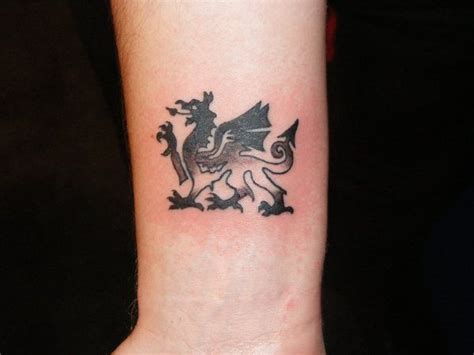 Red Welsh Dragon Tattoos Red Welsh Dragon Tattoos
