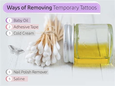 Remove Temporary Tattoos