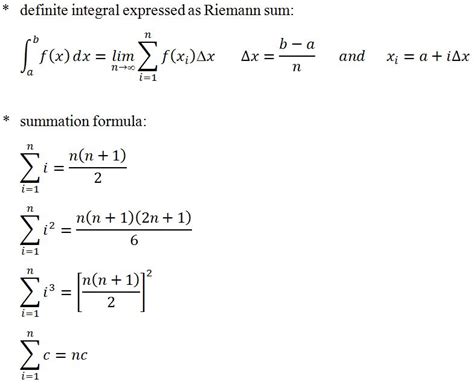 Riemann Sum Formula: Precision in Area Calculation