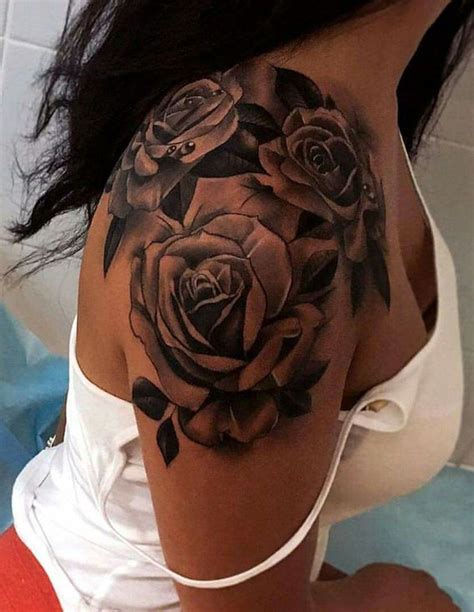 Rose Shoulder Tattoo Designs Ideas And Meaning Tattoos For You