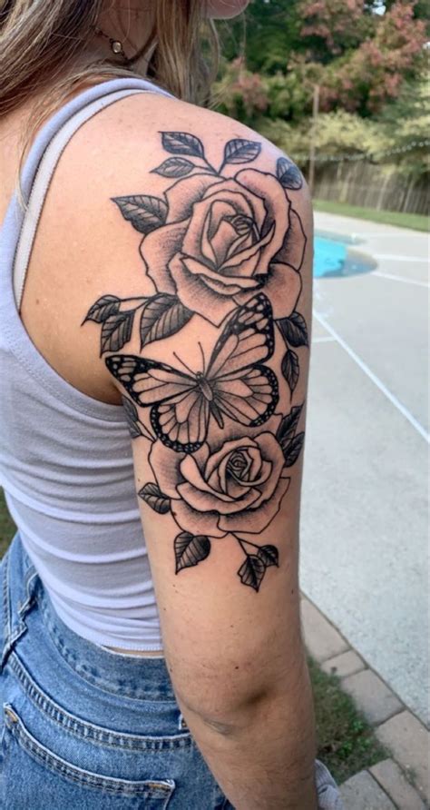 Rose Tattoo Forearm Tattoo Women Butterfly Tattoos On Arm Tattoos
