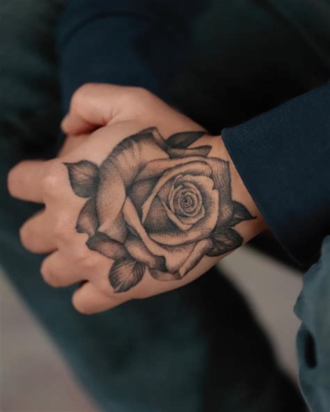 Rose Tattoo Hand