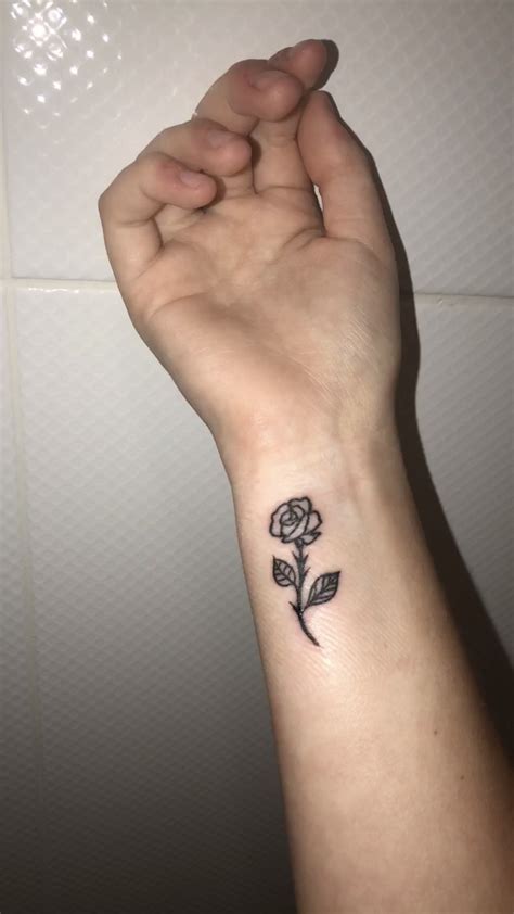 Rose Tattoo Wrist