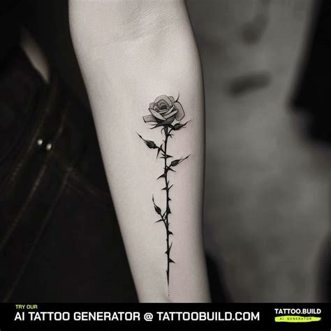 Rose With Thorns Tattoo Meaning Tattoo Build Rose With Thorns Tattoo Meaning Tattoo Build