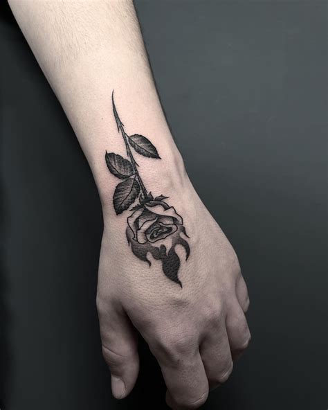 Rose Wrist Tattoos For Men Best Tattoo Design