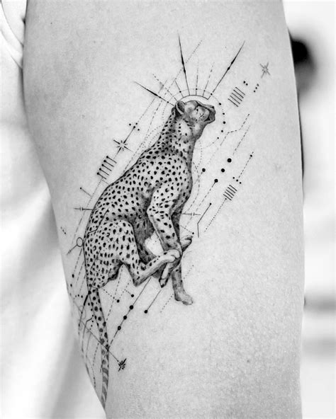 Running Cheetah Tattoo Running Cheetah Tattoo