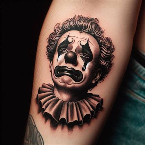 Sad Clown Tattoo Tattoodo