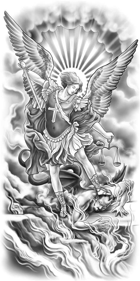 Saint Michael The Archangel Tattoo Design Artofit