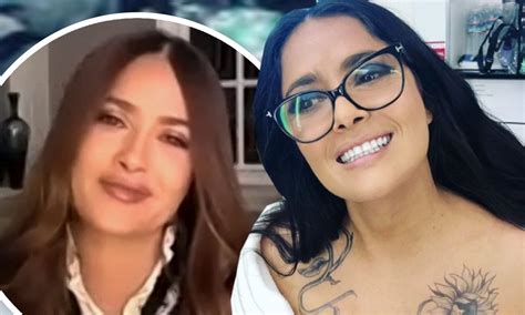 Salma Hayek Shares Her Chest Tattoos