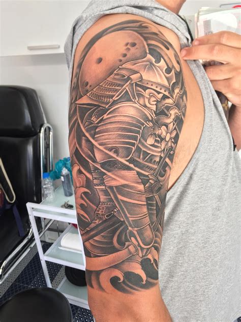 Samurai Sleeve Done Ju Tattoosmallroom Patong Phuket I Redd It