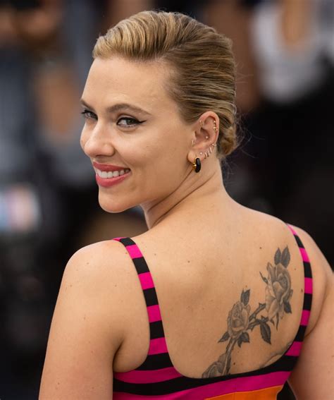 Scarlett Johansson S Tattoos Photos And What They Mean Life Amp Style