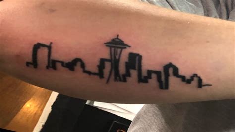 Seattle Wa Skyline In A Raindrop Tattoo Seattle Skyline Tattoo Seattle Wa Skyline In A Raindrop Tattoo Seattle Skyline Tattoo