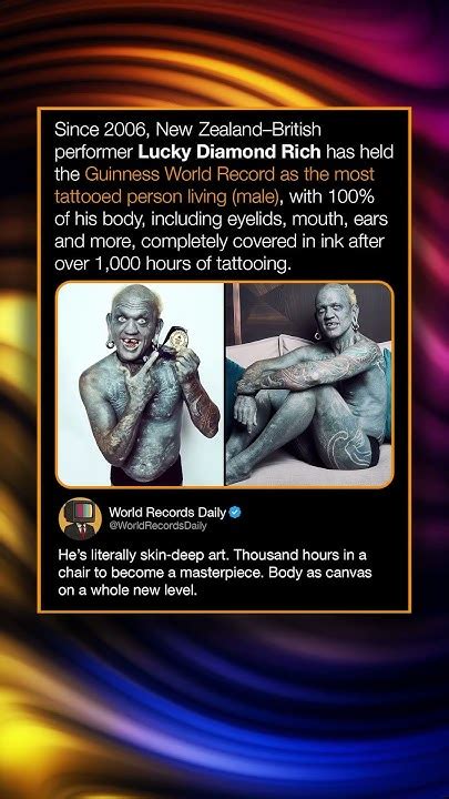 Since 2006 New Zealand British Performer Lucky Diamond Rich Has Held