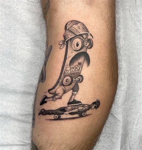 Skateboarding Skateboard Tattoo By Chasetafoya In Bend Oregon