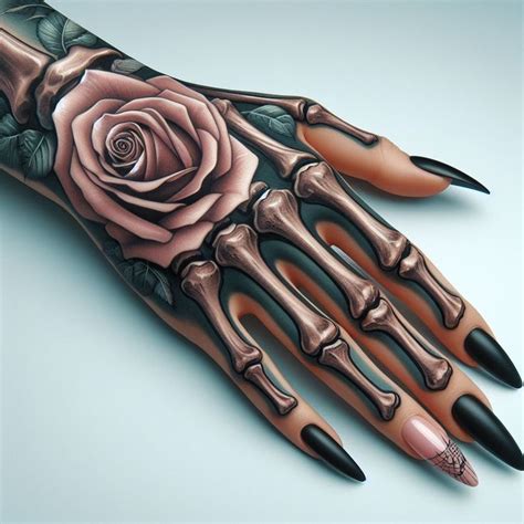 Skeleton Hand Tattoo Unveiling The Power And Beauty Of Bony Brilliance
