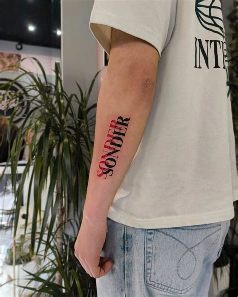 Sonder Tattoo Meaning