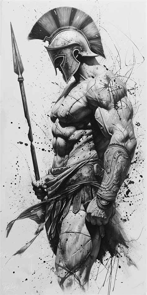 Spartan In 2024 Spartan Warrior Warrior Drawing Greek Warrior