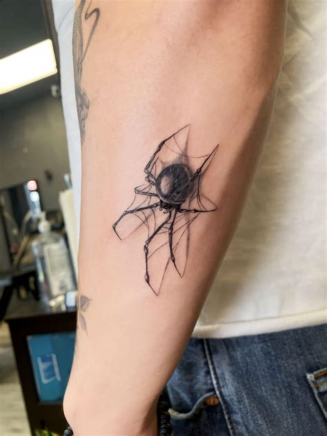 Spider Tattoo Done By Me 6 Month Apprentice R Spiderbro