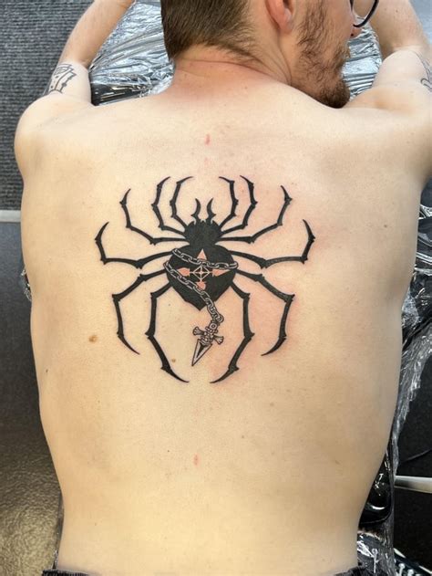 Spider Tattoo Refreshment After 5 Years Both Done By Kaja Opasiak In Szczecin Poland R Tattoos