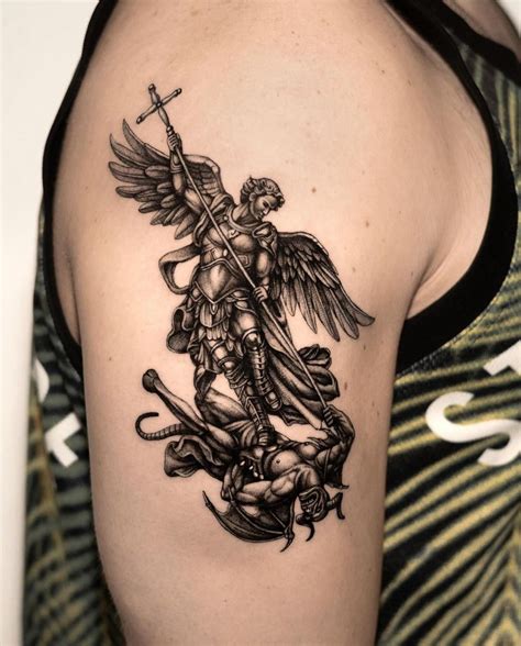St Michael The Archangel Tattoo Designs Orangetattooshop Com St Michael The Archangel Tattoo Designs Orangetattooshop Com