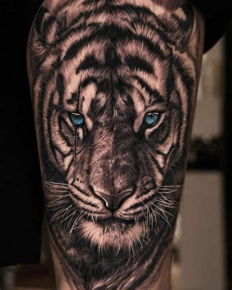 Striking Tiger Tattoo Design Ideas For Your Leg Make A Bold Statement Striking Tiger Tattoo Design Ideas For Your Leg Make A Bold Statement