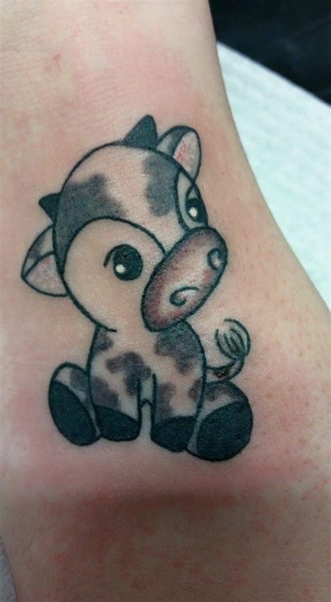 Such A Cute Little Moo Cow Cow Tattoo Bull Tattoos Tattoos